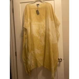 b. Boutique by Evergreen Womens One Size Sheer Poncho Cover Up Beach Pool NWT